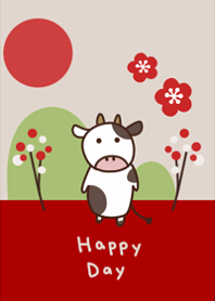 Happy cute cow6.