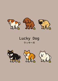 開運小狗奉上小黃金(咖啡色)