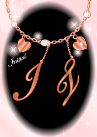 【I&T】イニシャル運気UP!ピンクゴールド