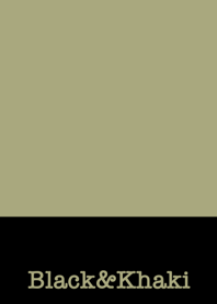 Simple Khaki & Black without logo No.6-3