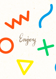 Stylish colorful symbols5 from Japan