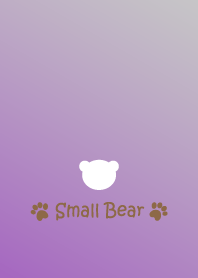 Small Bear *PURPLE+GRAY*