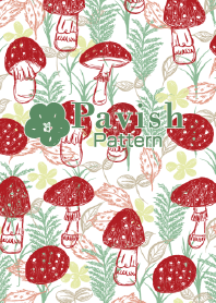 mushrooms with fortune-Pavish Pattern-