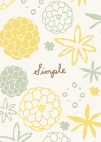 Handwritten flower gentle28j