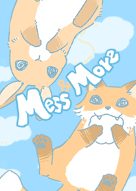 Fox Mess & Bunny More on the cloud