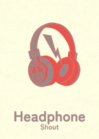 Headphone_shout Popopy Red