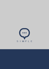 シンプル（white blue)V.1167