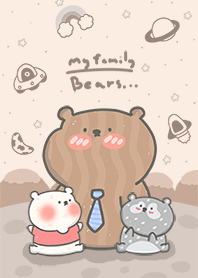 my  family bears (Brown)