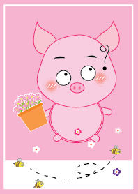 Simple cute pig theme v.5