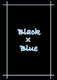 シンプルBlack×Blue-Black