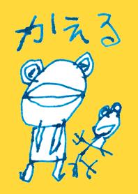 こどものらくがき どうぶつさん001