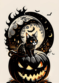 halloween cat f49FfC