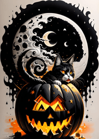 halloween cat c62BdC