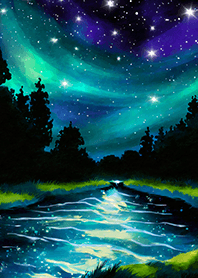 Beautiful starry night view#1159