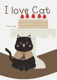 I love cat I love cake