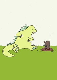 Green dinosaur