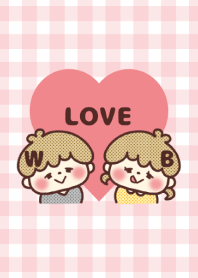 Love Couple -initial W&B- Girl