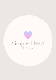 Simple Heart Gradation Pink&Blue