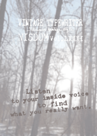 VINTAGE TYPEWRITER WISDOM Vol.LXXXI