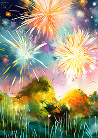Beautiful Fireworks Theme#766