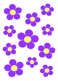 Cute Flowers No.1-W17