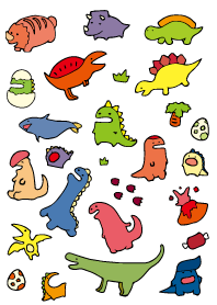 Tropical Little Dinosaur