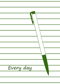 私のノート（緑）