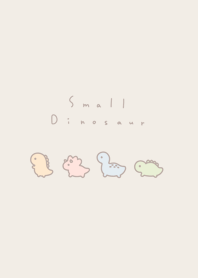 小恐龍 / beige pastel