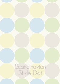 Scandinavian Style Dot blue & green