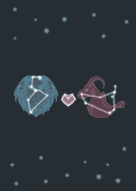 ekst red capricorn love blue (leo)