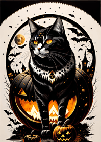 halloween cat dd854C