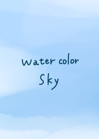 watercolor sky theme