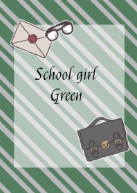 school girl green