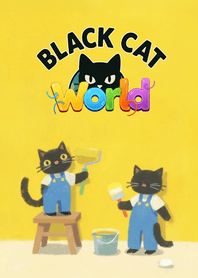 Cute Black Cat World - JP78