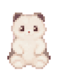 Tema Panda Pixel Art BW 03