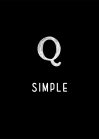simple initials Q dark