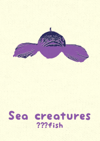 Sea crt ?fish Purple navy