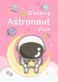 浩瀚宇宙 可愛寶貝太空人 粉紅色