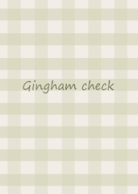 Gingham check /pistachio