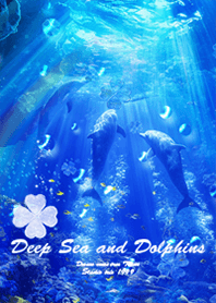 Deep sea and dolphins