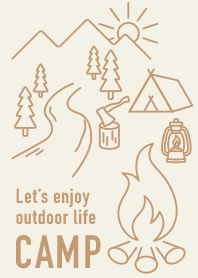 CAMP Let's enjoy outdoor