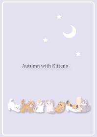 purple Autumn with Kittens 01_2