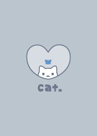 Cat Butterfly [Dullness Blue]