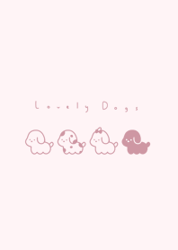小狗 | dull pink
