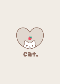 ねこいちご[ブラウン]