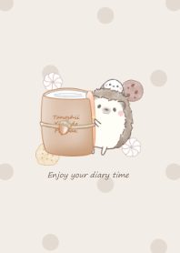 Hedgehog and Shimaenaga -diary- bw 2