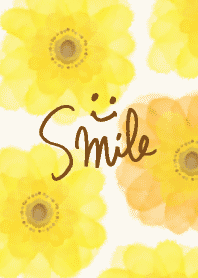 Watercolor yellow flora * smile16