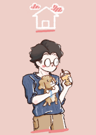 Stay with dogs at home.