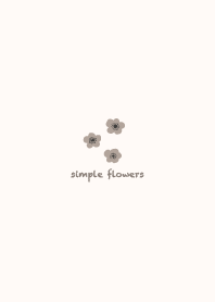 Simple small flower pattern adult cute