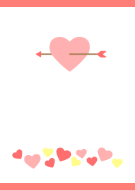 Heart pounding on red